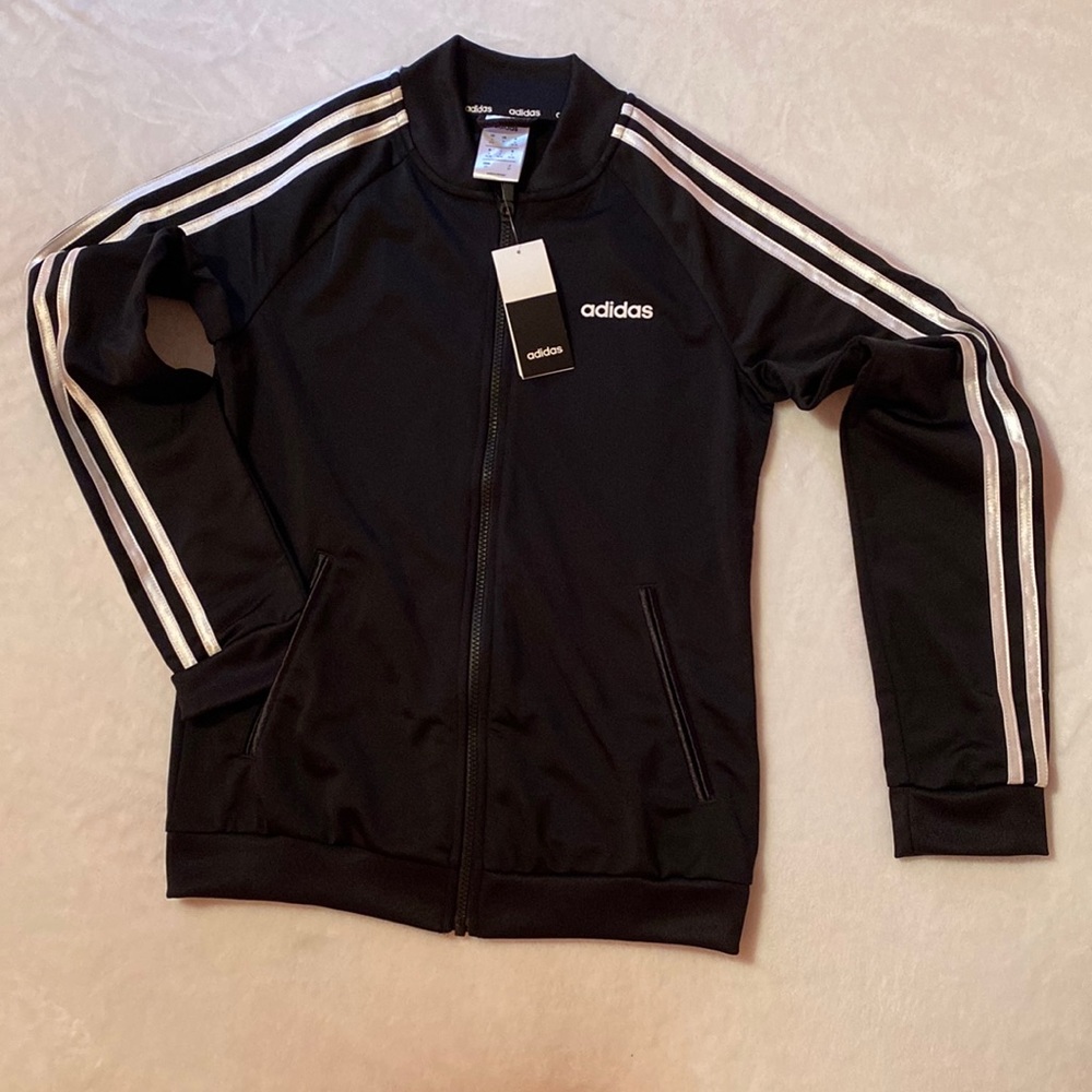 🆕 Adidas full zip track jacket size small